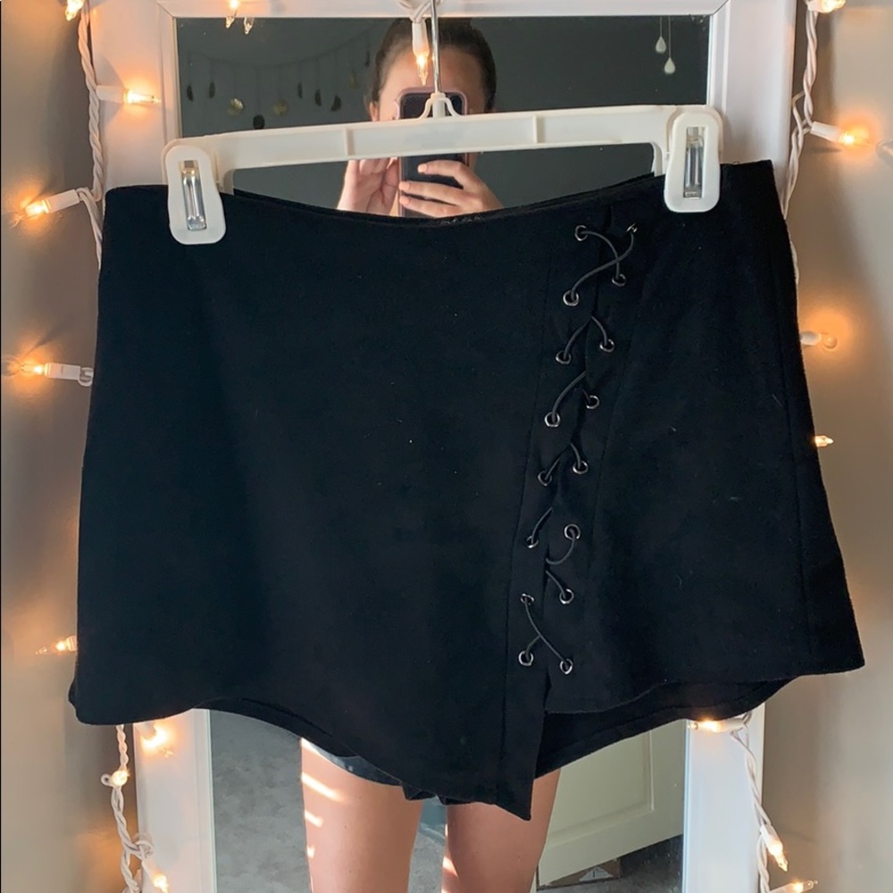 Black Suede Skort!
